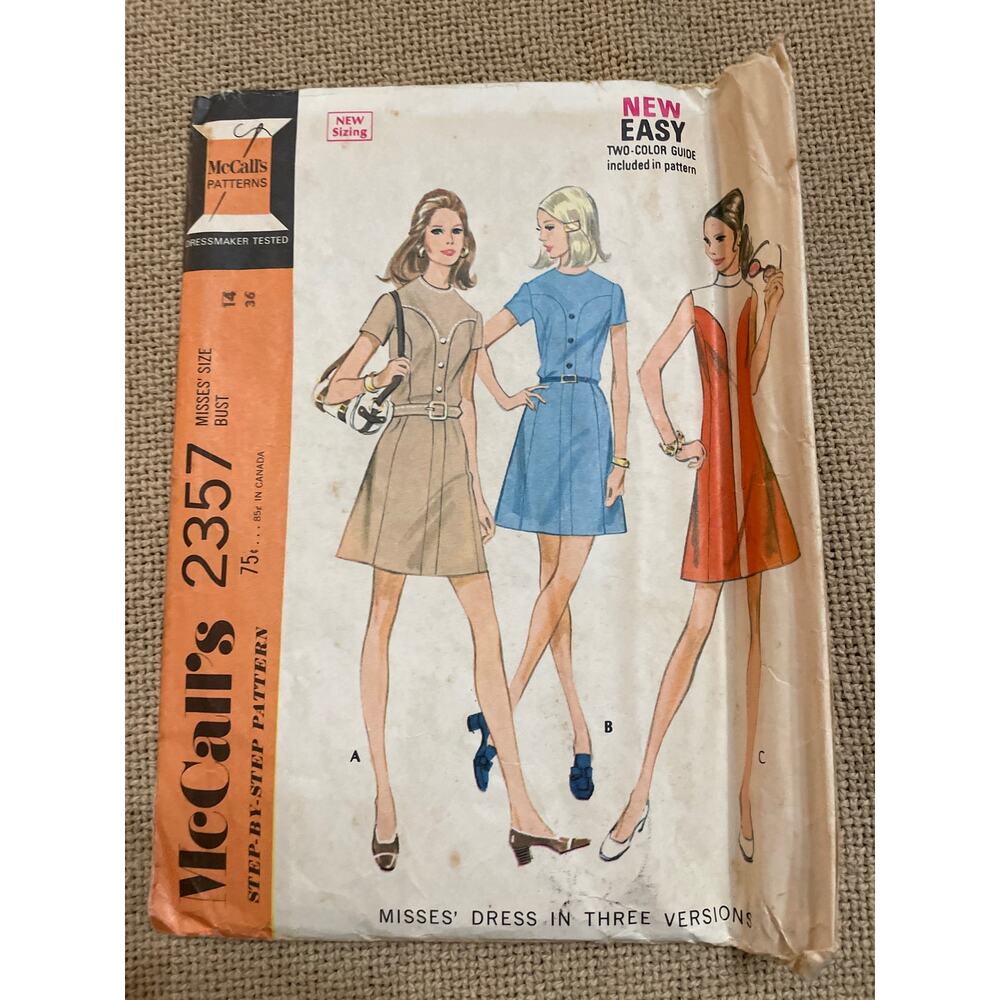 Vintage Patterns Womens Size 14 Early 70’s - Picture 4 of 10
